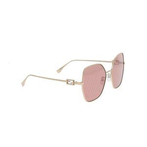 NEW Fendi Eyewear Butterfly Frame Sunglasses Pink 100% Authentic